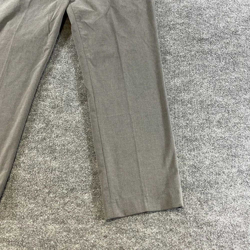 Lauren Ralph Lauren Black Label Dress Pants 36x30 Gray Flat Front Wool Blend Men